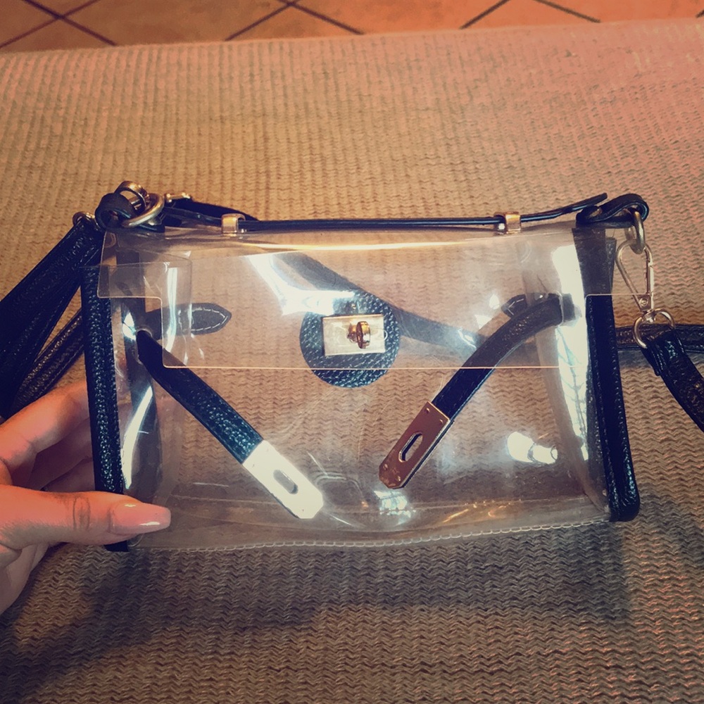 Clear mini crossbody bag